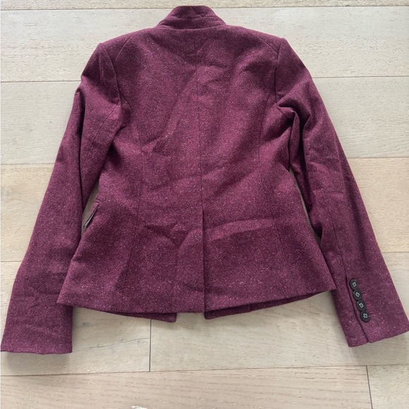 Veronica Beard Farley Dickey Jacket Blazer Berry Size 2 - Picture 6 of 12